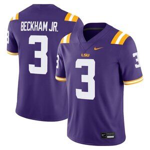 Mens Youths Optional Item For Odell Beckham Jr Purple Vapor Stitched Jersey